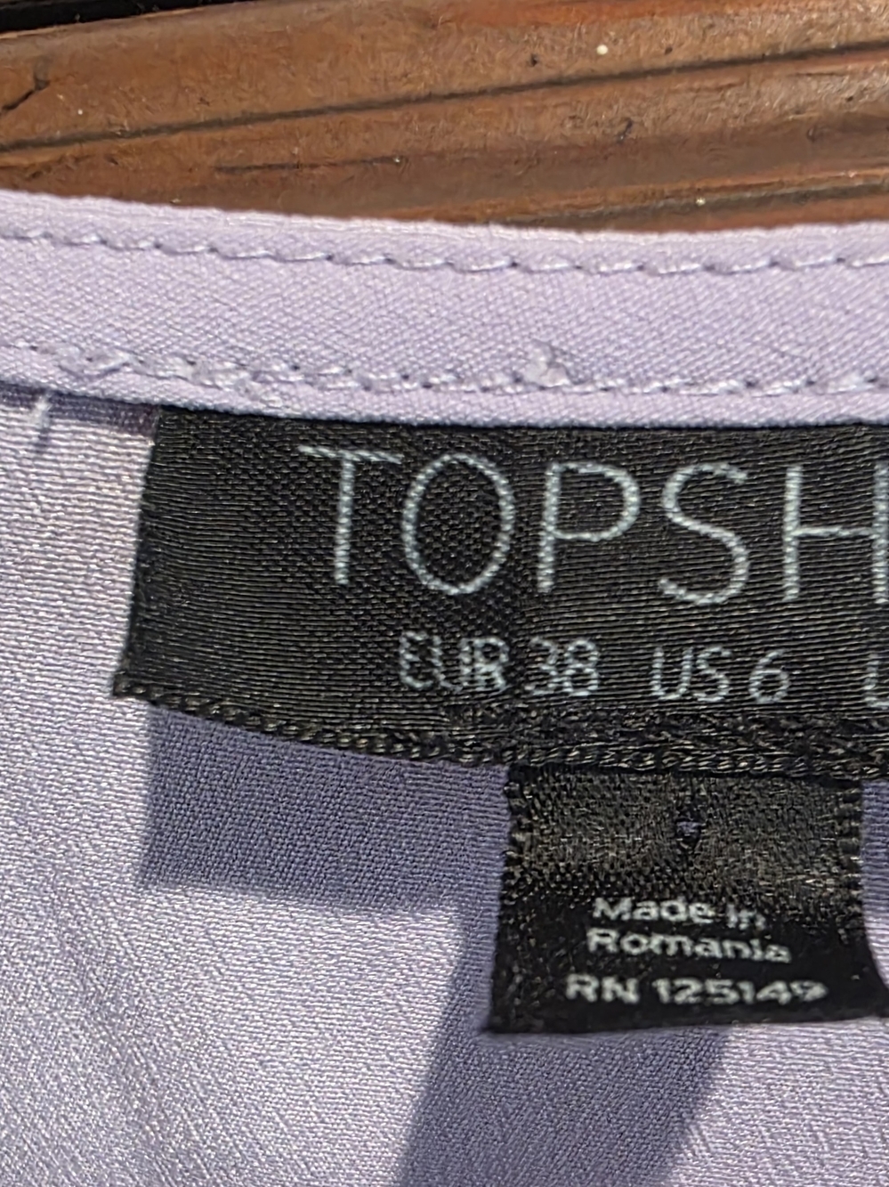 Topshop Lavender High-Low Wrap Midi Dress - Picture 4 of 6